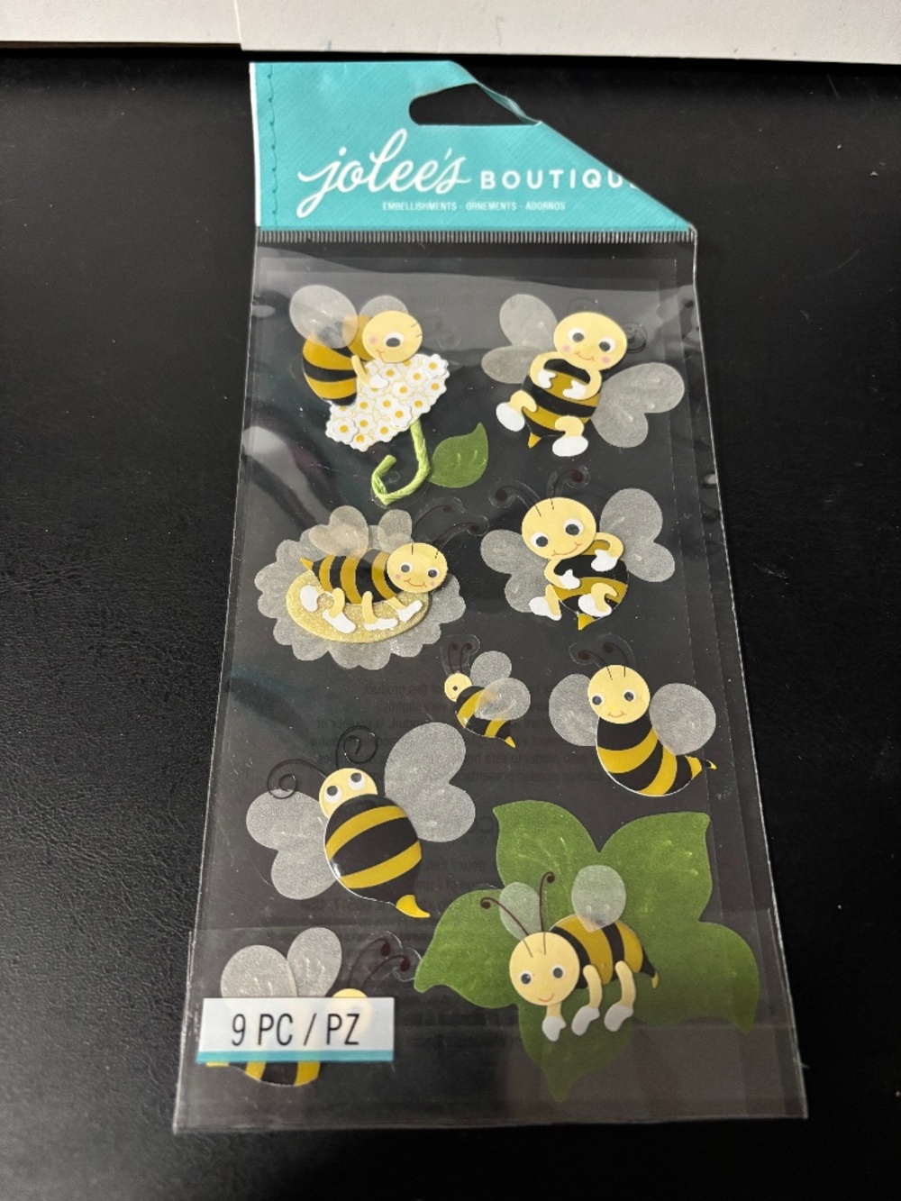 Bumble bee sticker sheet